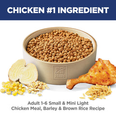 Hill's Science Diet Light, kibble tamaño pequeño para perros pequeños.
