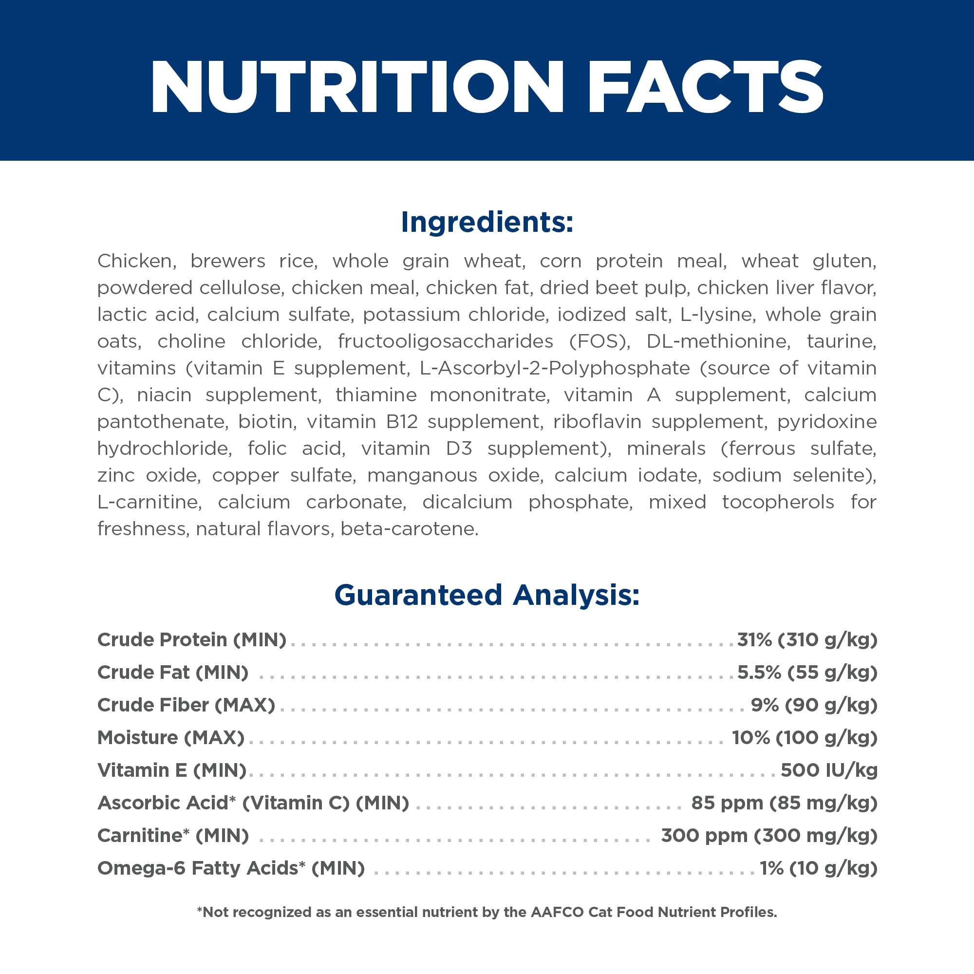 Proteína de alta calidad para una nutrición segura.