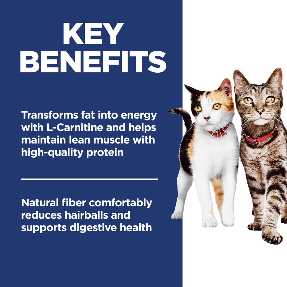 Etiqueta de Hill's Science Diet Multi-Benefit con sello Made in Usa.