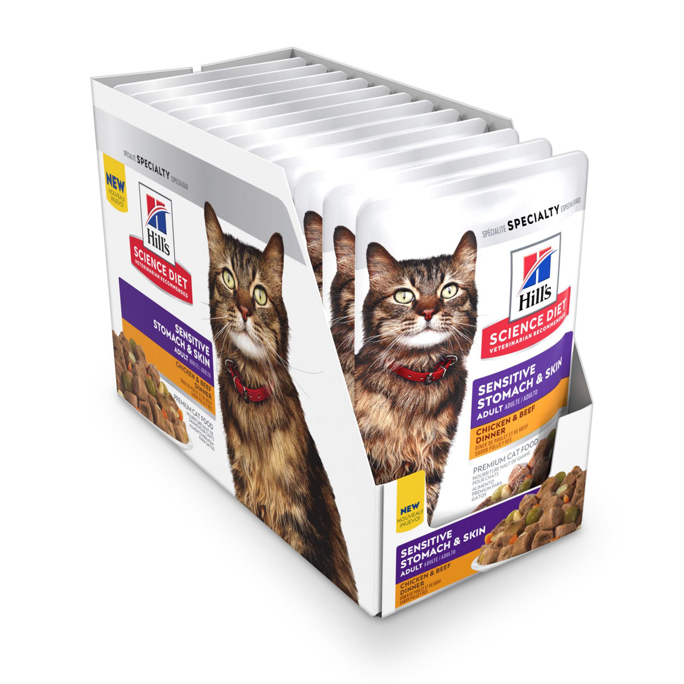 Hill's Science Diet omega-6 y vitamina E para pelaje brillante.