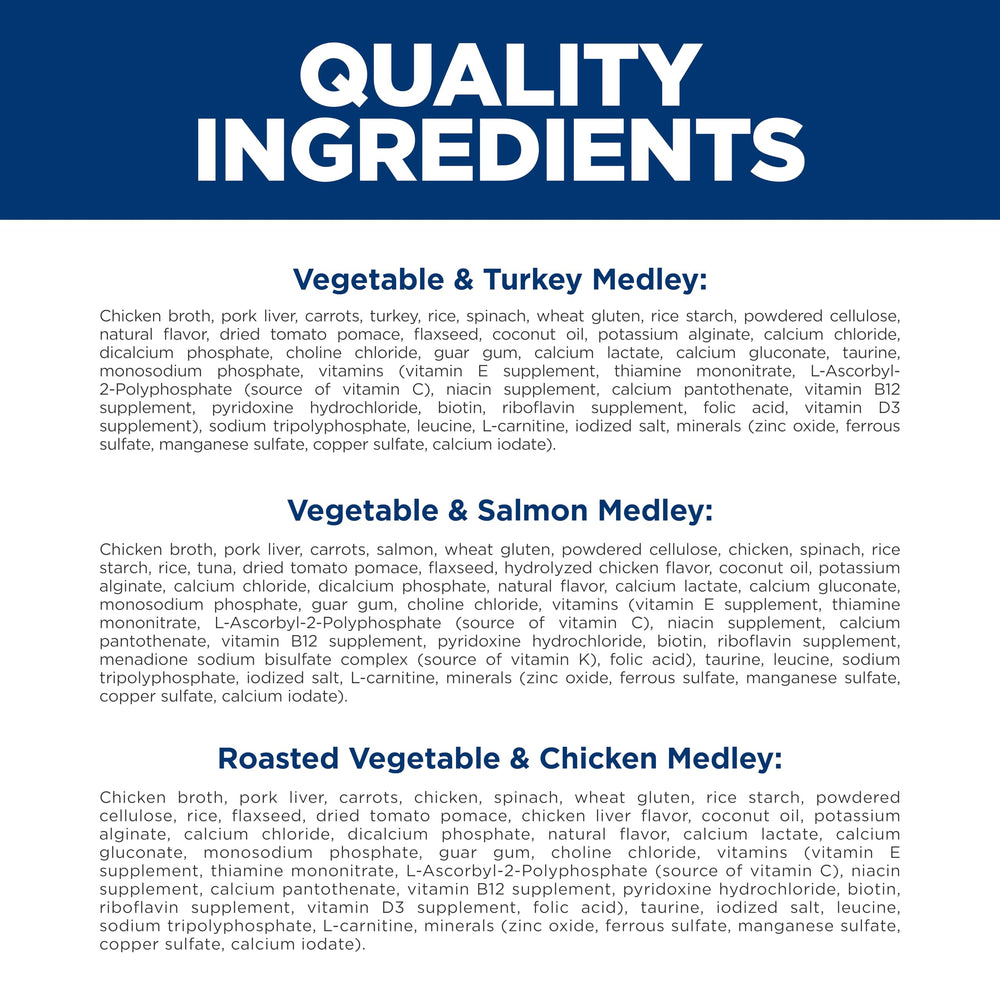 Hill's Science Diet Perfect Weight lata-vegetales, combinación equilibrada de ingredientes