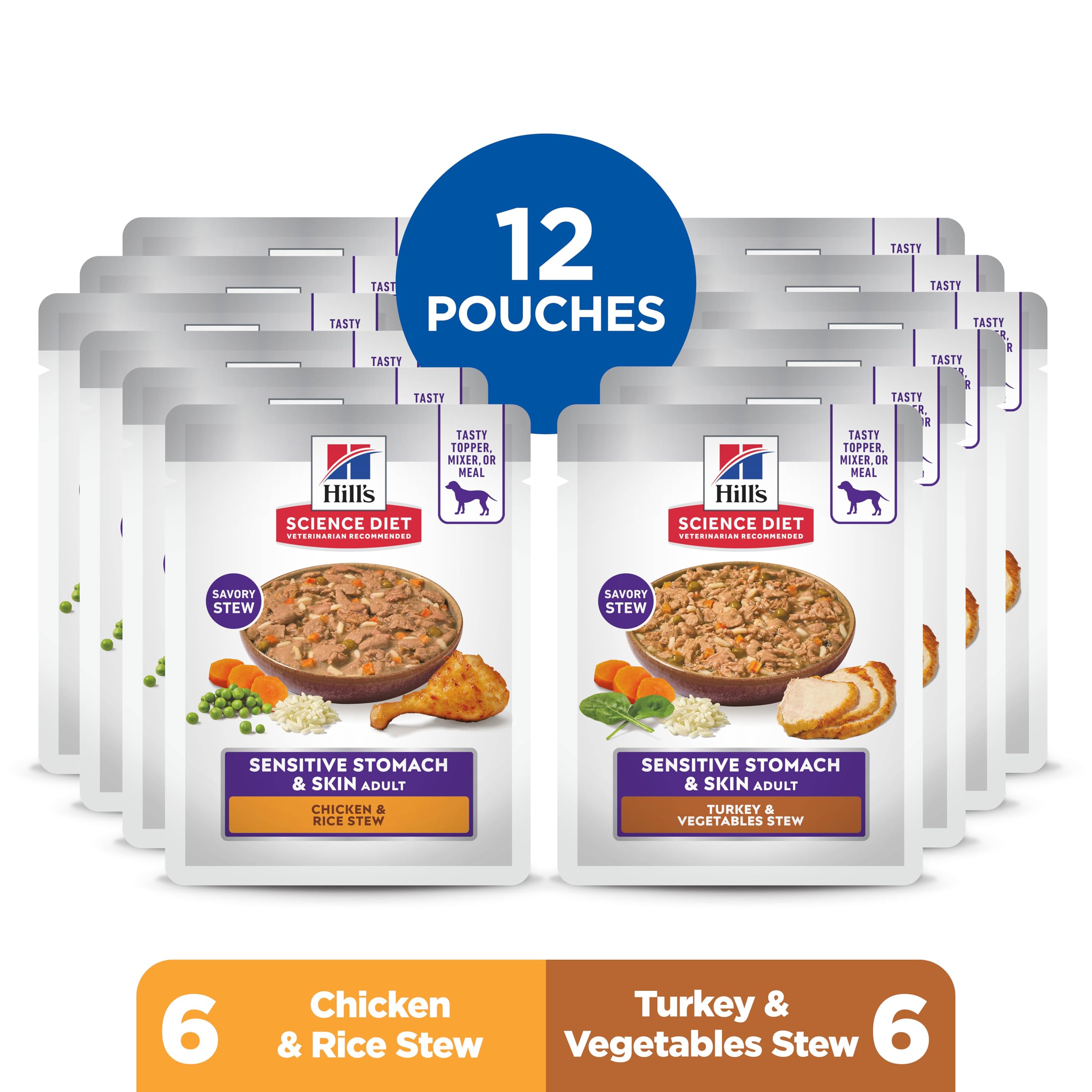Hill's Science Diet piel y pelaje: vitamina E y omega-6 para brillo natural.