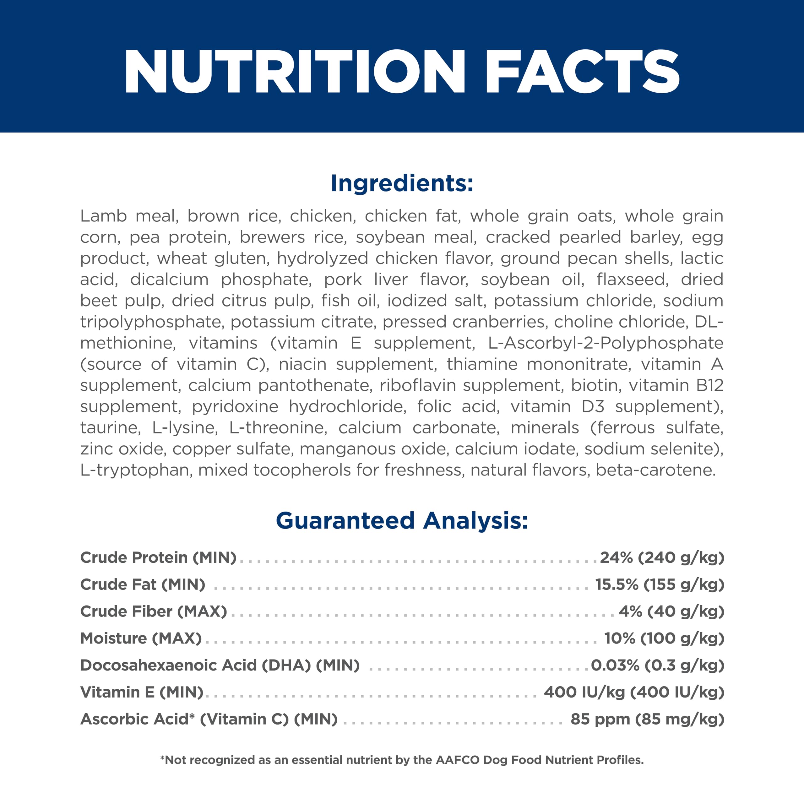 Hill's Science Diet ingredientes naturales para cachorros.