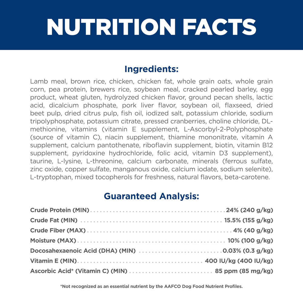 Hill's Science Diet ingredientes naturales para cachorros.