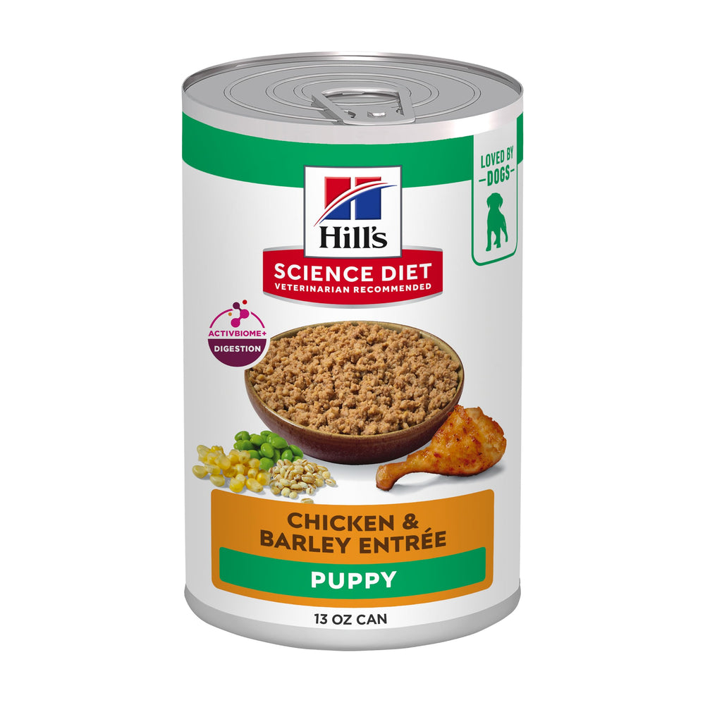 Hill's Science Diet Puppy pollo-avena en lata para cachorros en crecimiento