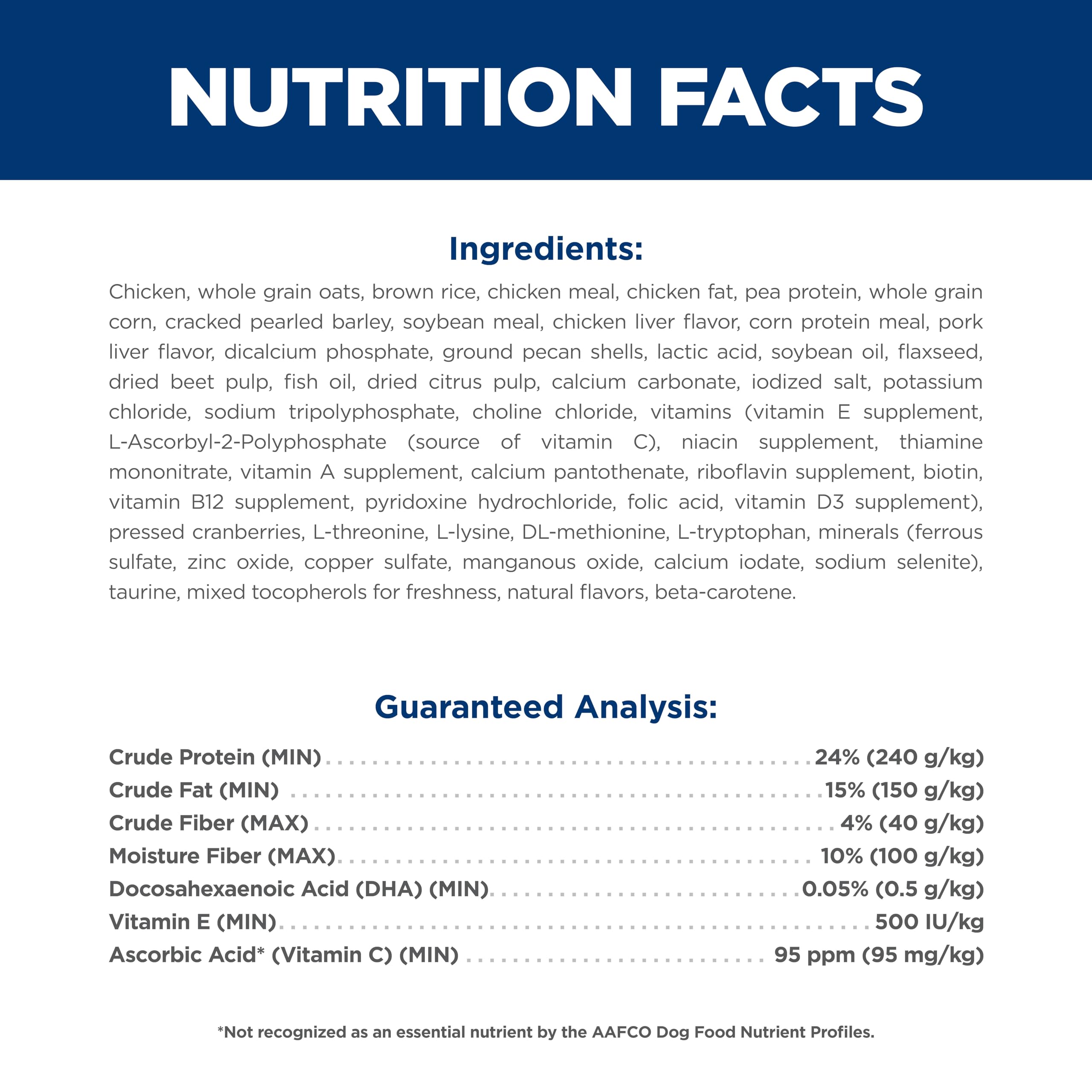 Hill's Science Diet Puppy Small & Mini, ingredientes naturales para una dieta limpia