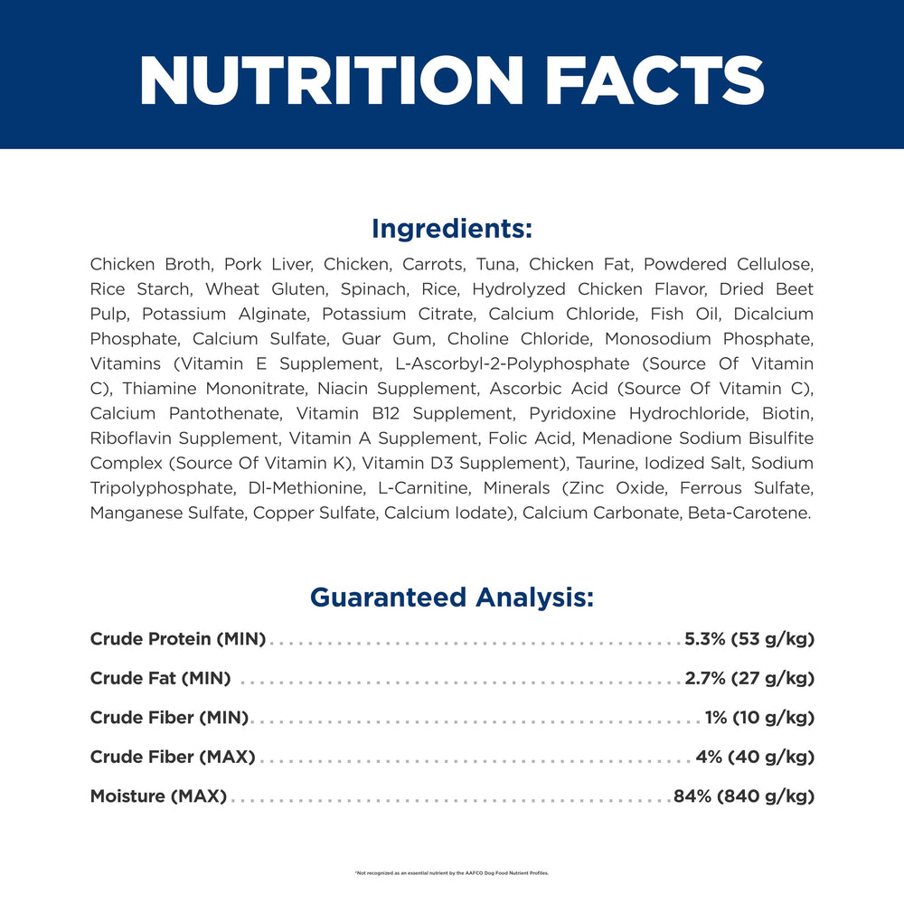 Hill's Science Diet textura estofado suave que facilita la ingesta