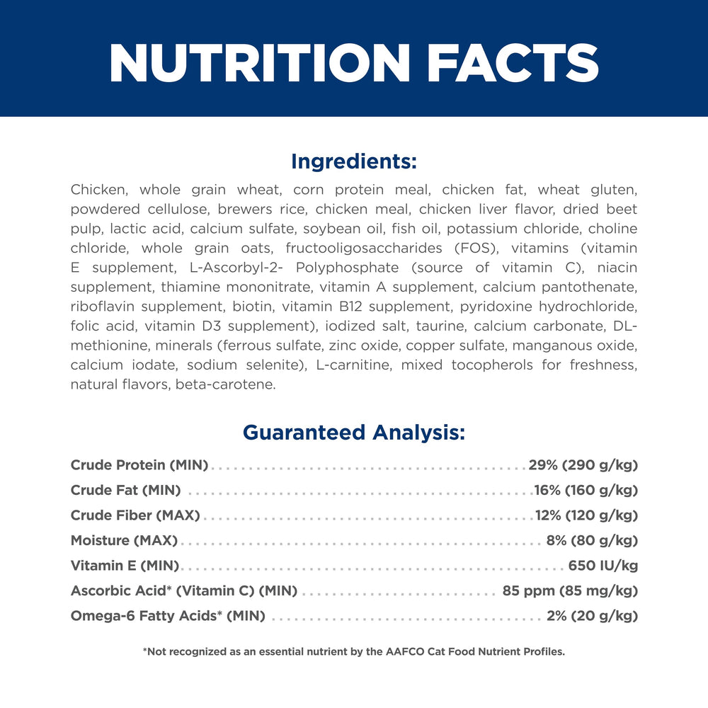 Hill's Science Diet elaborado en Estados Unidos con ingredientes globales