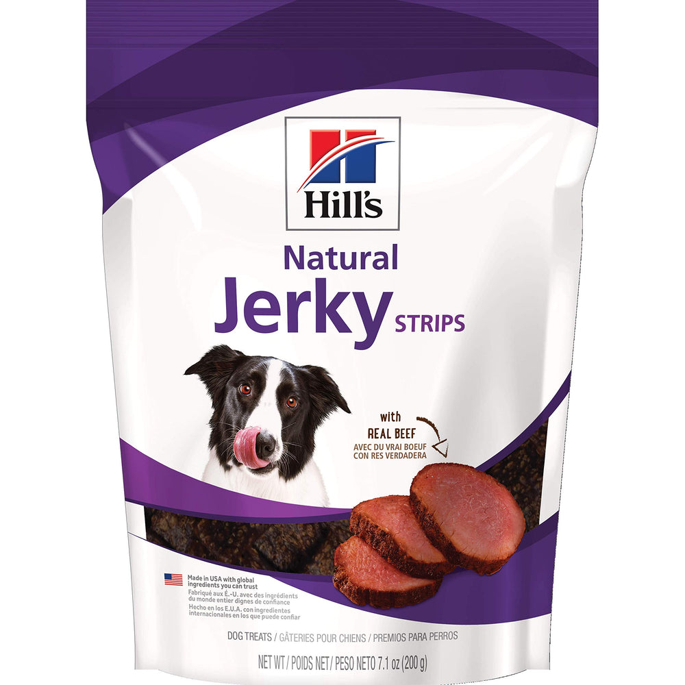 Hill's ternera, tiras de carne natural para perro, snack sabroso y nutritivo.