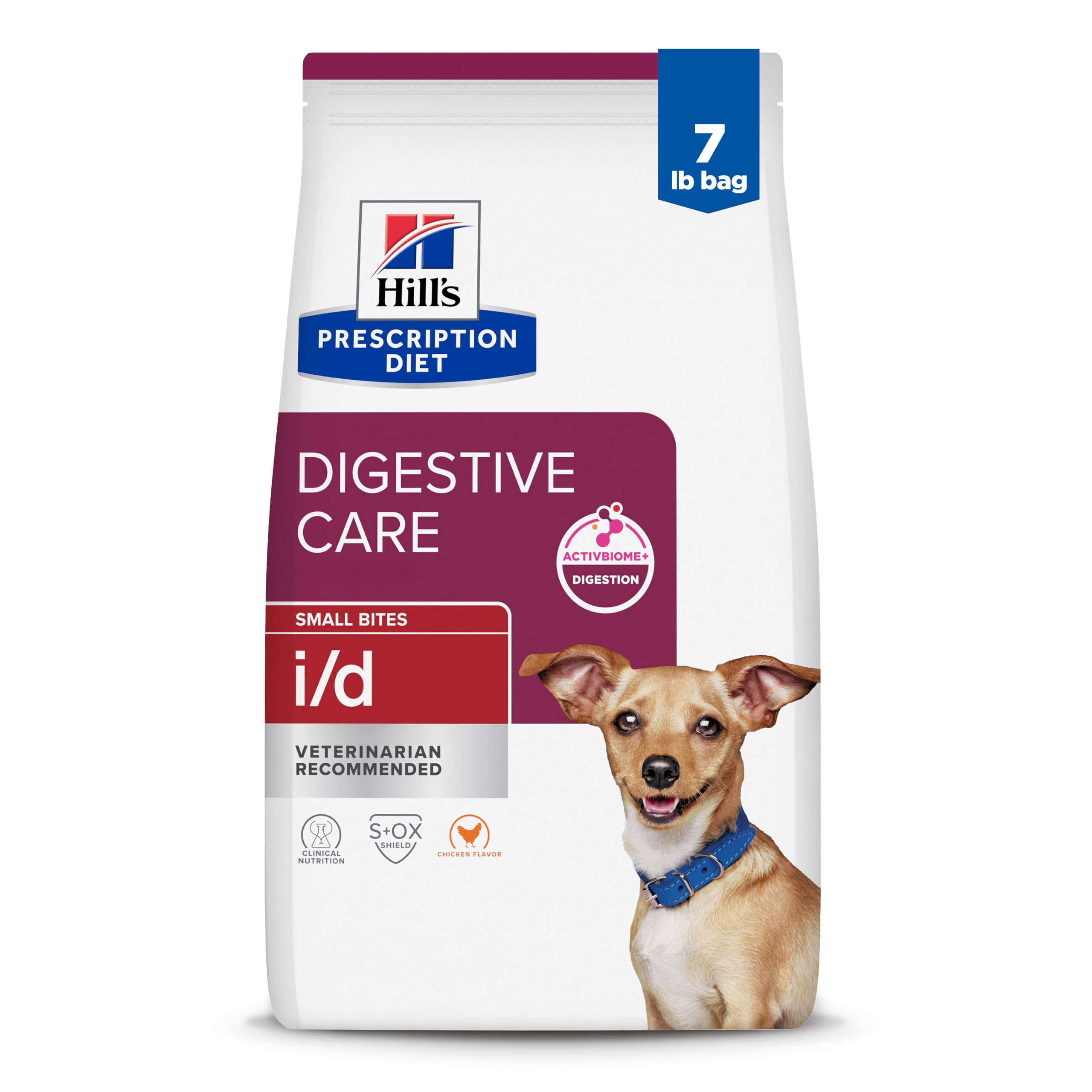 Hill's Prescription Diet i/d croquetas para perros adultos con pollo, digestión suave.