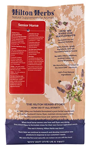 Hilton Herbs Caballo Mayor, caballo anciano, favorece articulaciones flexibles y movilidad