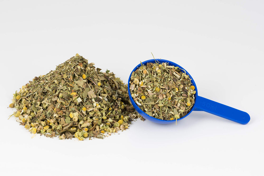 Hilton Herbs Caballo Mayor, etiqueta frontal, ayuda función hepática y renal