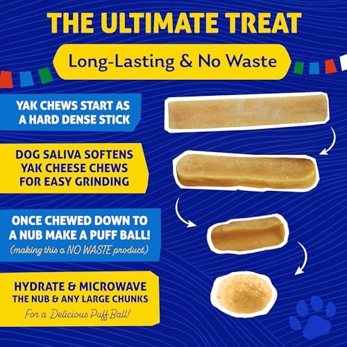 Himalayan Dog Chew: fomenta hábitos de masticar saludables en perros grandes.