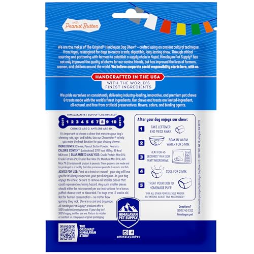 Himalayan Dog Chew para perros pequeños: opción sabrosa y segura.