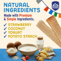 Himalayan Dog Chew con probióticos y prebióticos para apoyar la digestión.