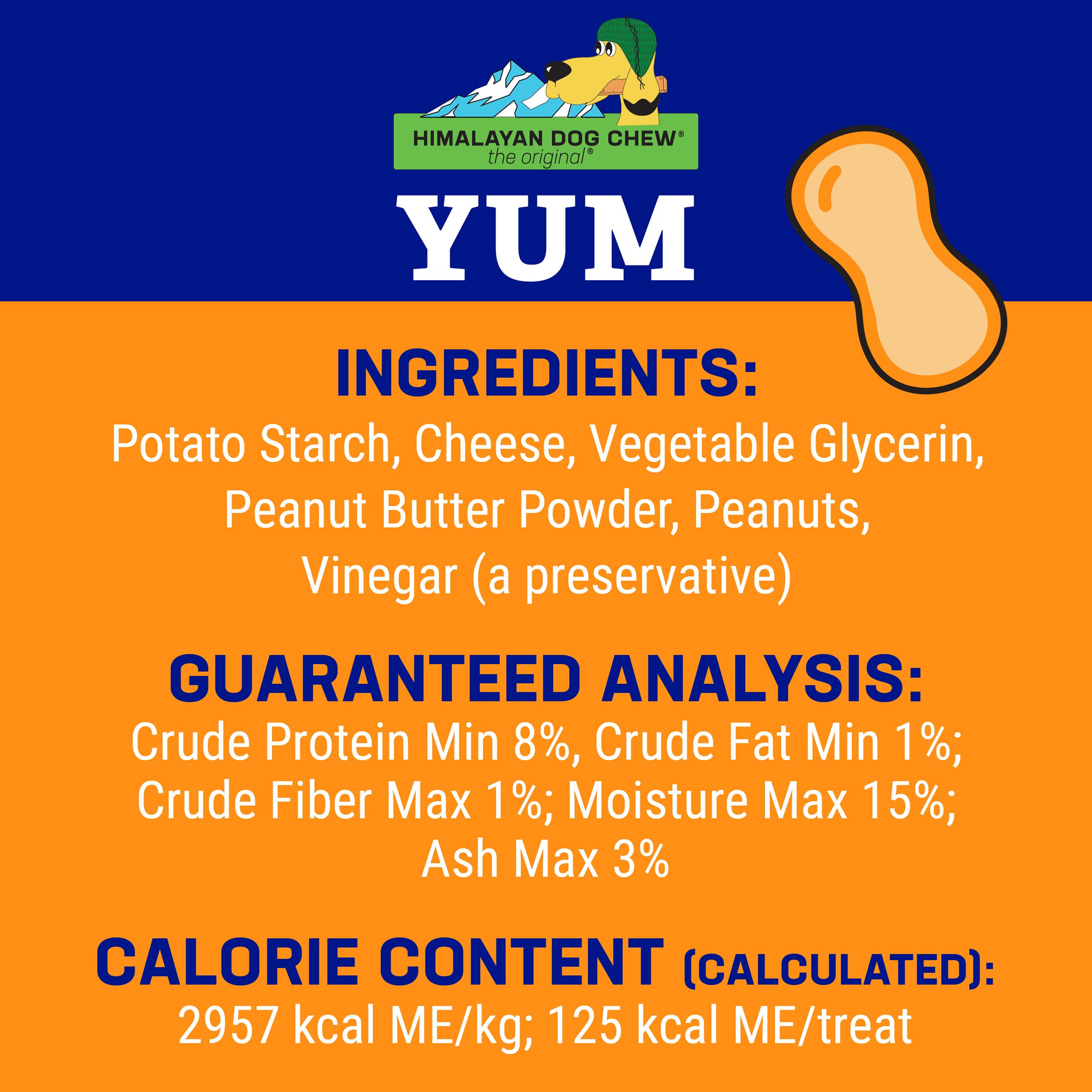 Sabor mantequilla de cacahuete del Yak Cheese Himalayan.