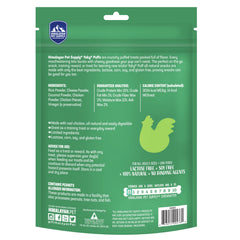 Yaky PUFFs envase abierto de Himalayan Dog Chew, ideal para compartir durante paseos.