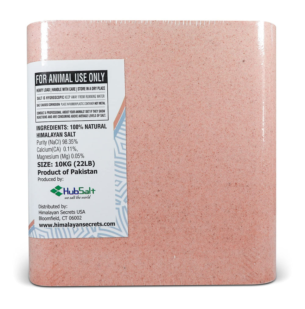Himalayan Secrets bloque mineral para caballos y vacas, apoyo mineral constante.