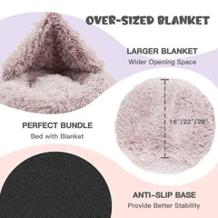 Cama Himax donut con manta y múltiples usos para varios momentos.