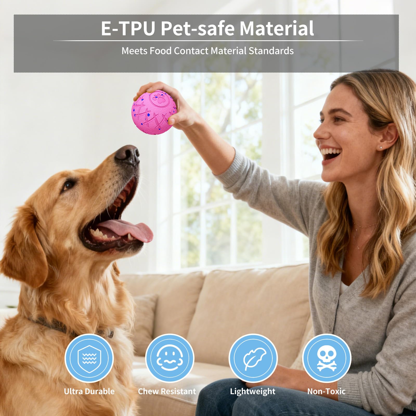 Hipibbo Pelota impermeable IP54 apta para interior y exterior