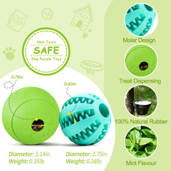 HIPPIH bola puzzle para perro verde 314, promueve juego estratégico y calma.