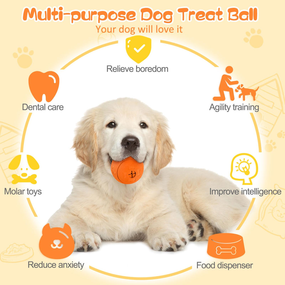 HIPPIH juguete puzzle para perro naranja: estímulo mental y diversión
