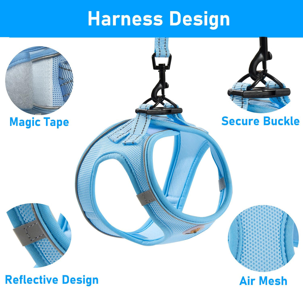 Arnés Hipubby con reflectante 360° para mayor visibilidad nocturna.