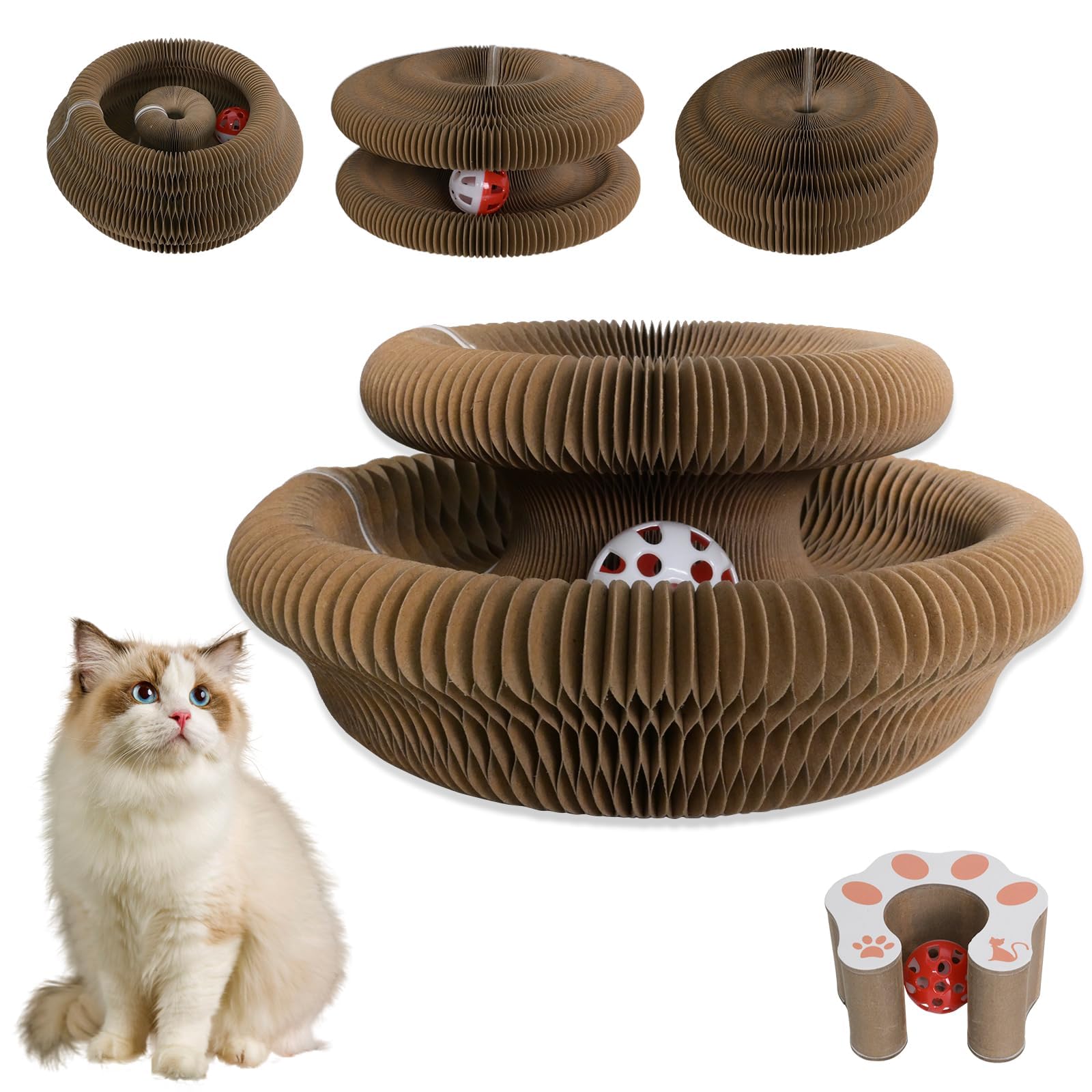 HivaolJoy Kitty Curls: juguete interactivo para gato que estimula la mente y el juego