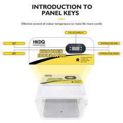 HKDQ incubadora de aves interior de plástico suave para fácil limpieza.