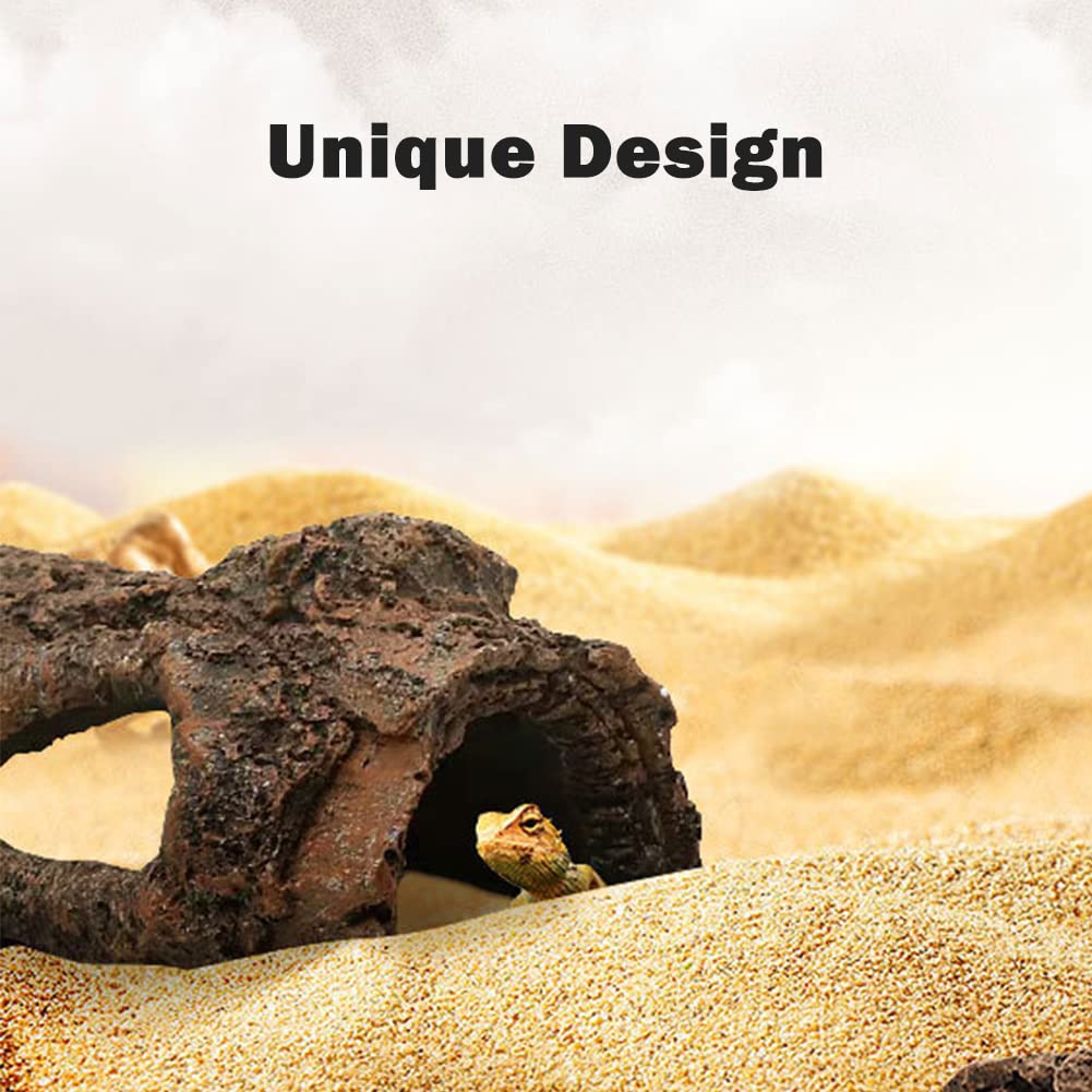 HKZTUY plataforma de trepar integrada: facilita escalada para reptiles activos