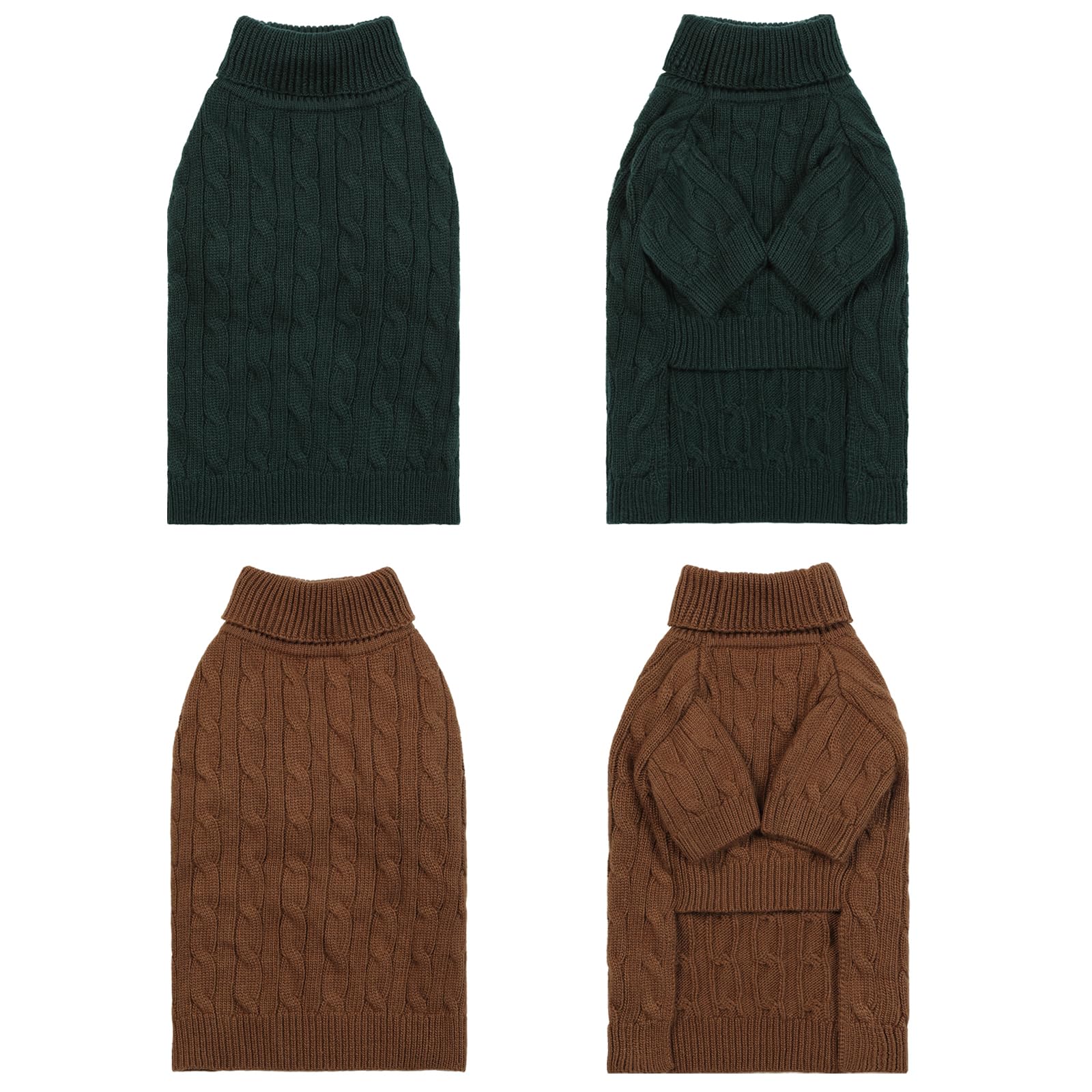 Sudadera Hó Pêng-iú color marrón para perro, tela agradable y ajustable.