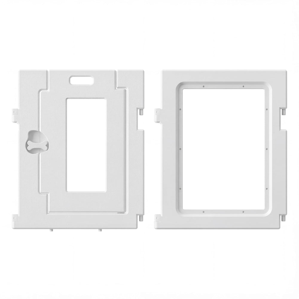 Hoencraft paneles transparentes: visibilidad total para tranquilidad del perro.
