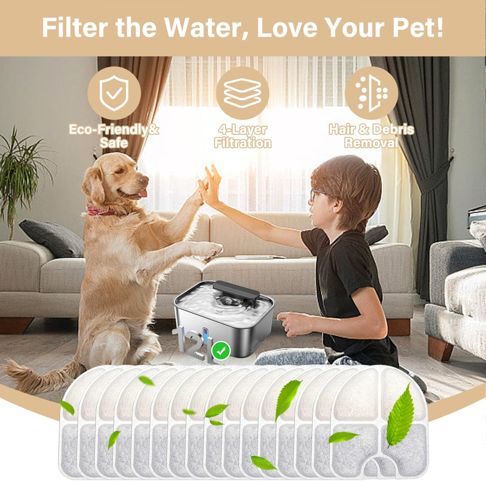 HOETEK conjunto completo de filtros y esponjas para FEELNEEDY 3Gal12L: agua limpia