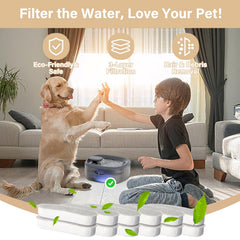 HOETEK paquete de 12 filtros para la fuente WOPET 6L, listos para usar