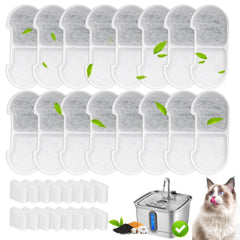 HOETEK SEIRMEP fuente para gatos en acero inoxidable, agua fresca y filtrada