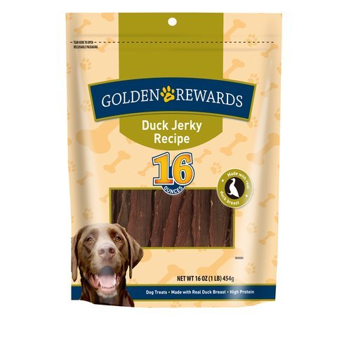 Hoiyen trozos deshidratados de pato para perros, textura masticable ideal para premiar durante paseos.