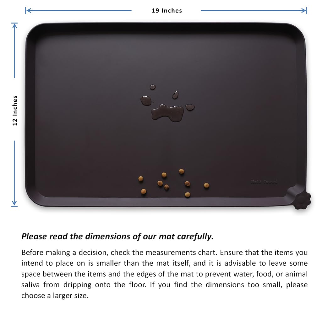 Hoki Found tapis-portable-silicone-chene-sombre parfait pour les voyages.