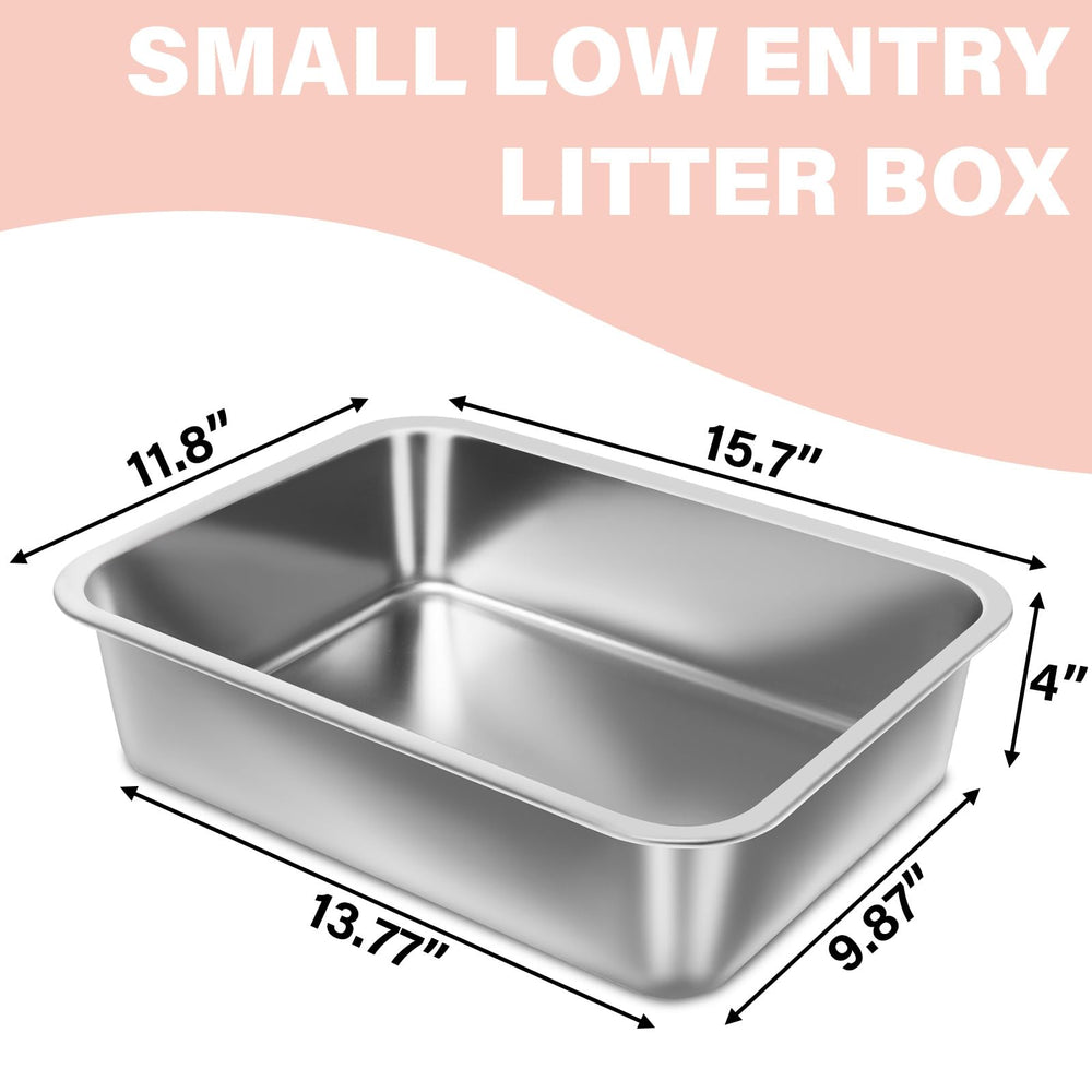 Holintan caja de arena inoxidable sin olor en casa.