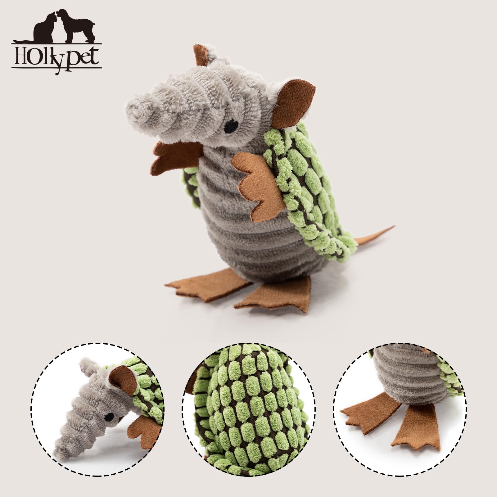 Hollypet Armadillo diseño llamativo en colores divertidos para la personalidad de tu perro.