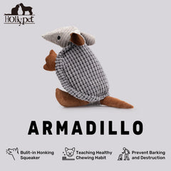 Armadillo Hollypet resistente para uso interior y exterior.