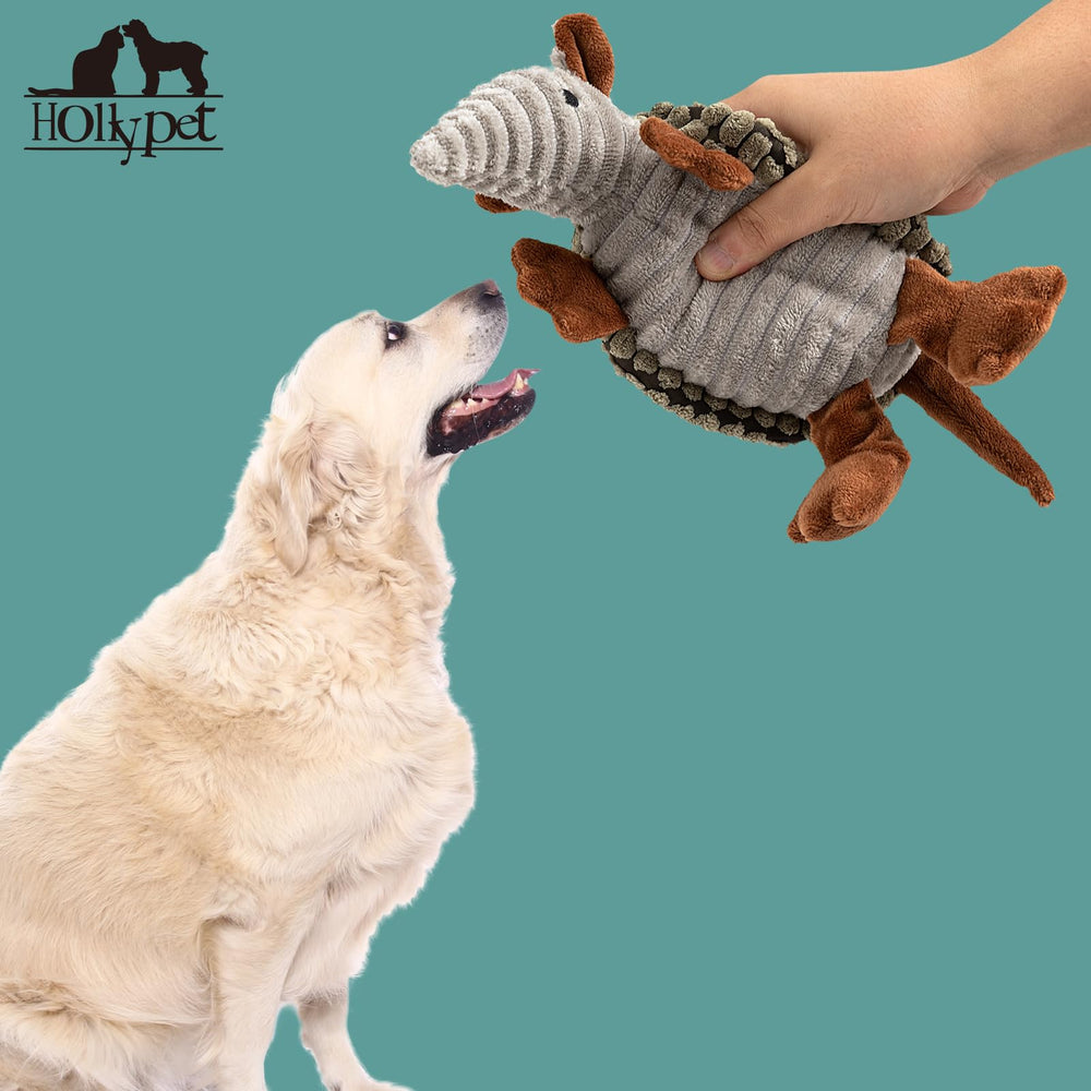 Hollypet Armadillo peluche durable para juego en interior y exterior.