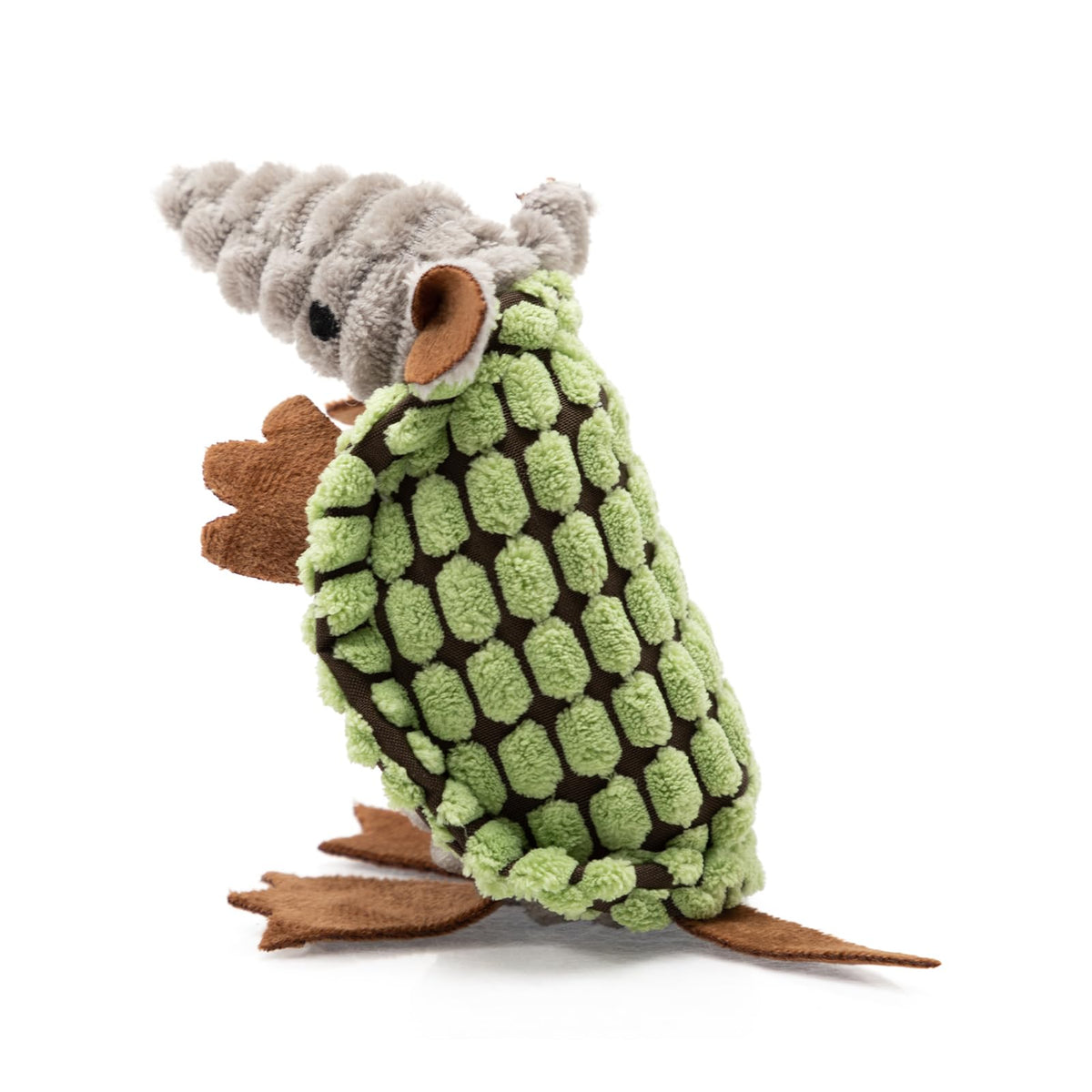 Hollypet Armadillo con sonido único para estimular juego suave en perros pequeños.