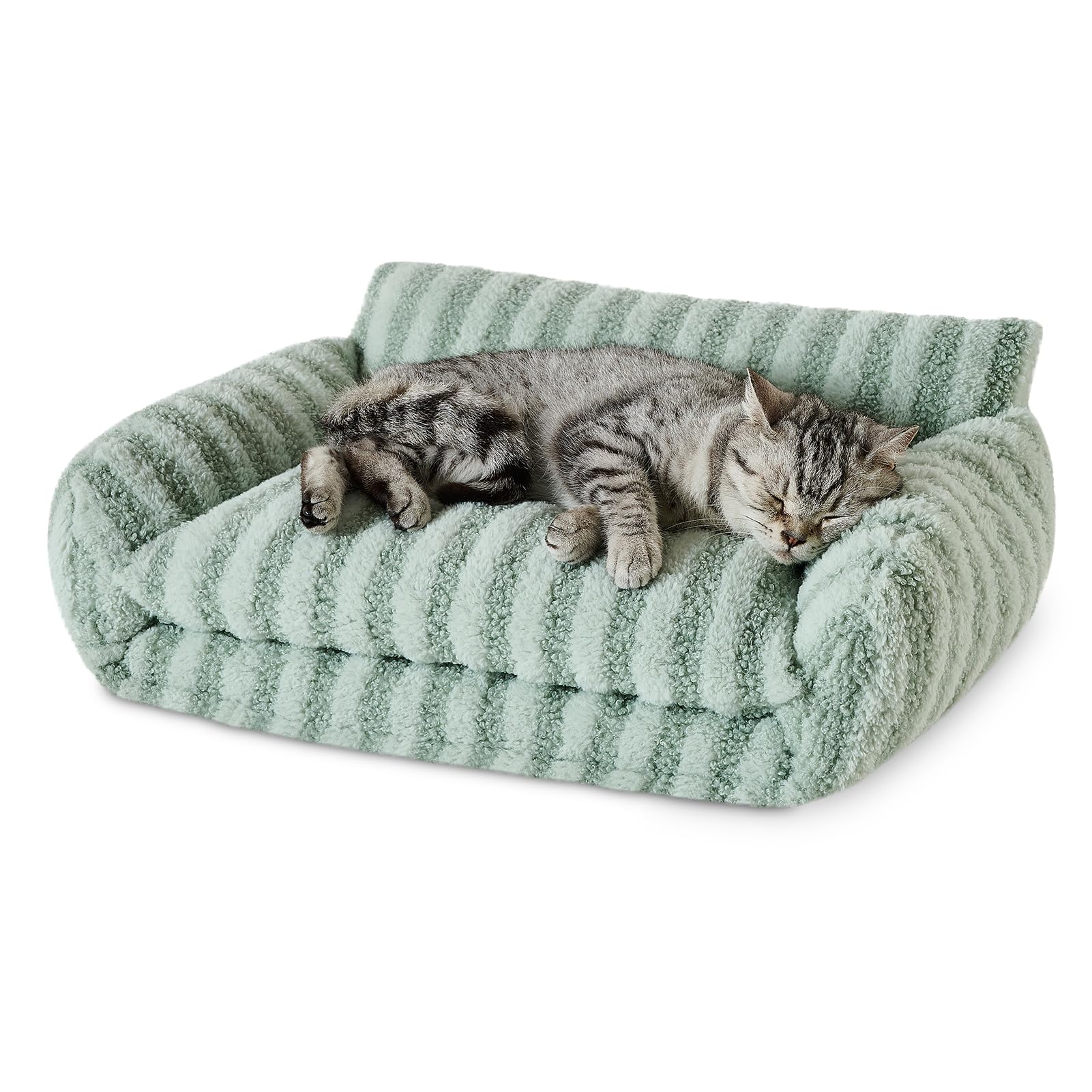 Hollypet Cama Gato Doble Capas ofrece descanso seguro y cómodo para mascotas pequeñas.