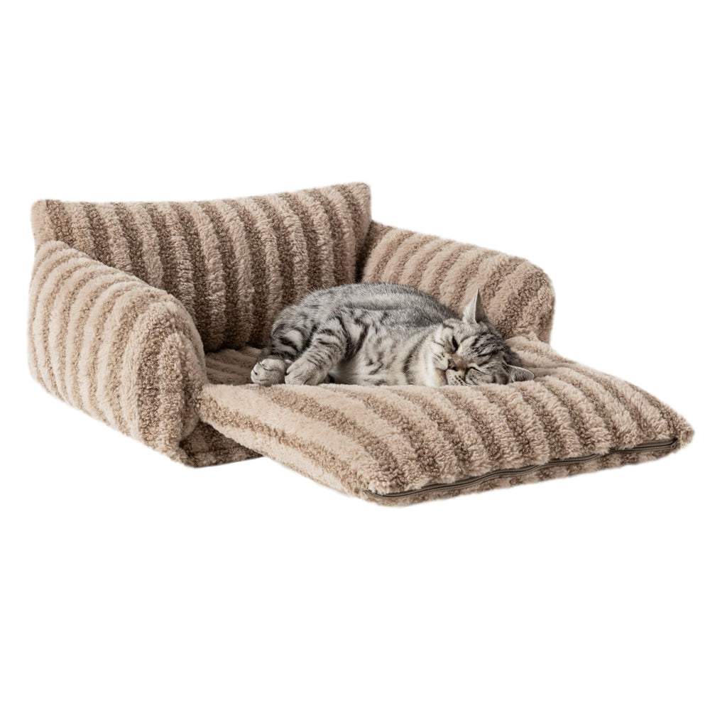 Hollypet cama para gato, espuma panal que ofrece soporte suave.