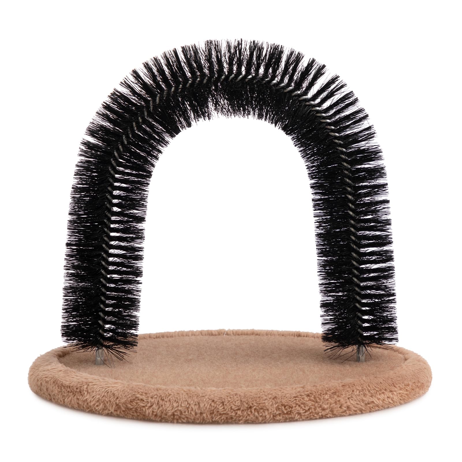 Hollypet cepillo de arco fijo en base para grooming estable.