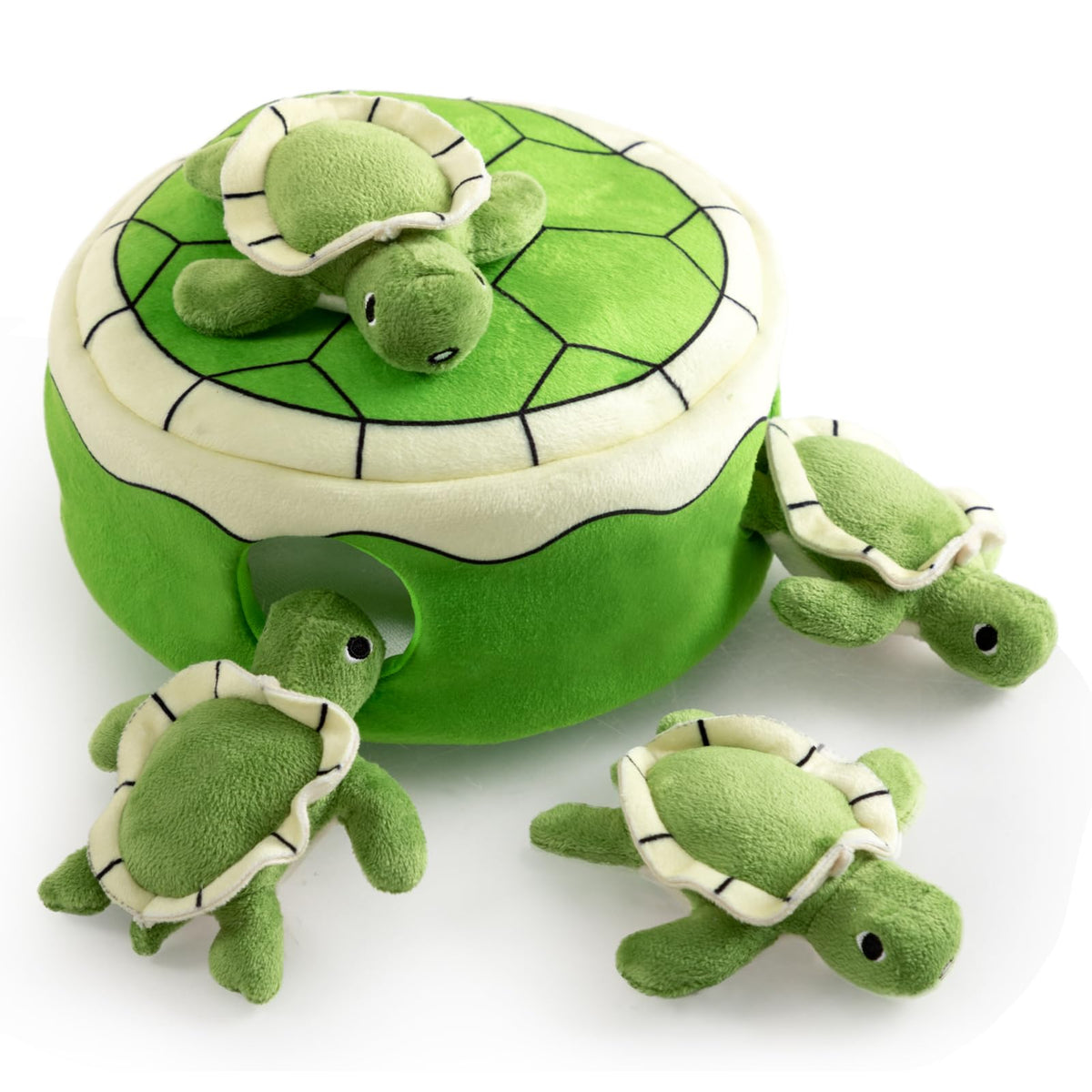 Juguete Hollypet tortuga concha 10x5 para juego interactivo y estimulación.