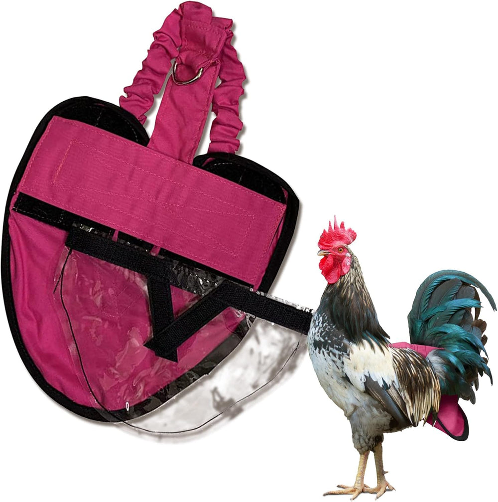 Holster pañal gallina rosa con envoltura suave para uso diario interior y exterior.