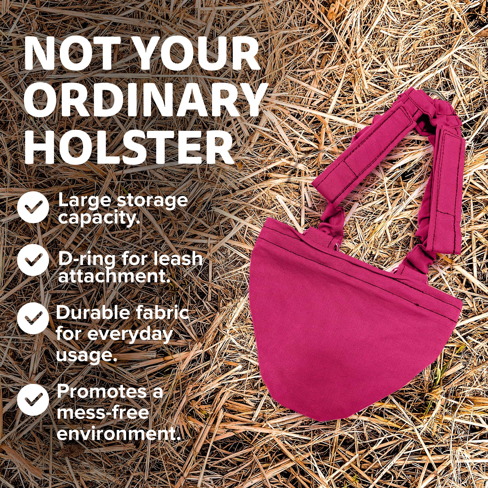 Holster Pañal Gallina Uso Interior Exterior: cómodo en casa y al aire libre.