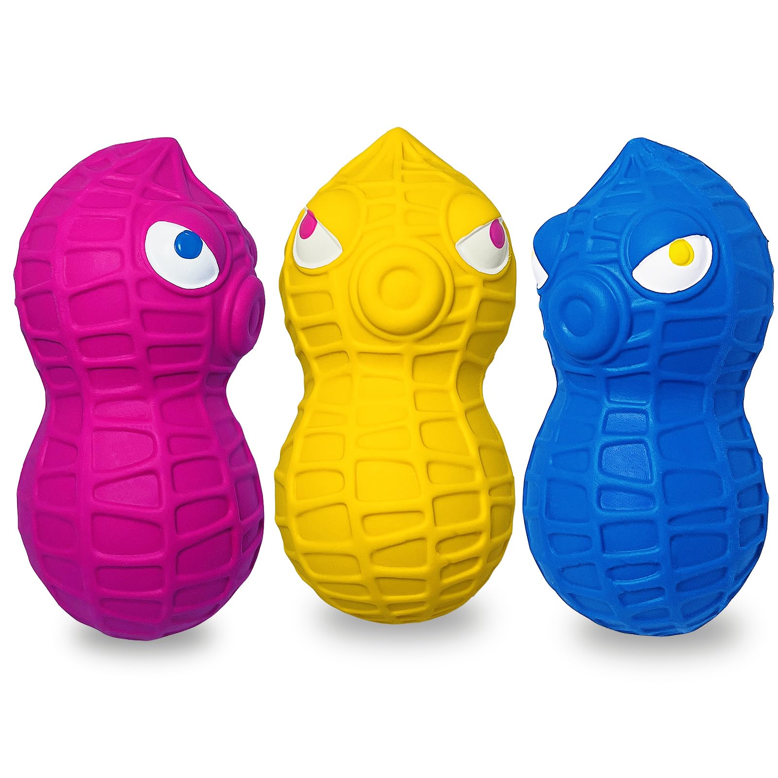 Holysteed bolas-látex-sonoras-pequeñas: ideales para juego interactivo y estimulación sensorial en perros pequeños.