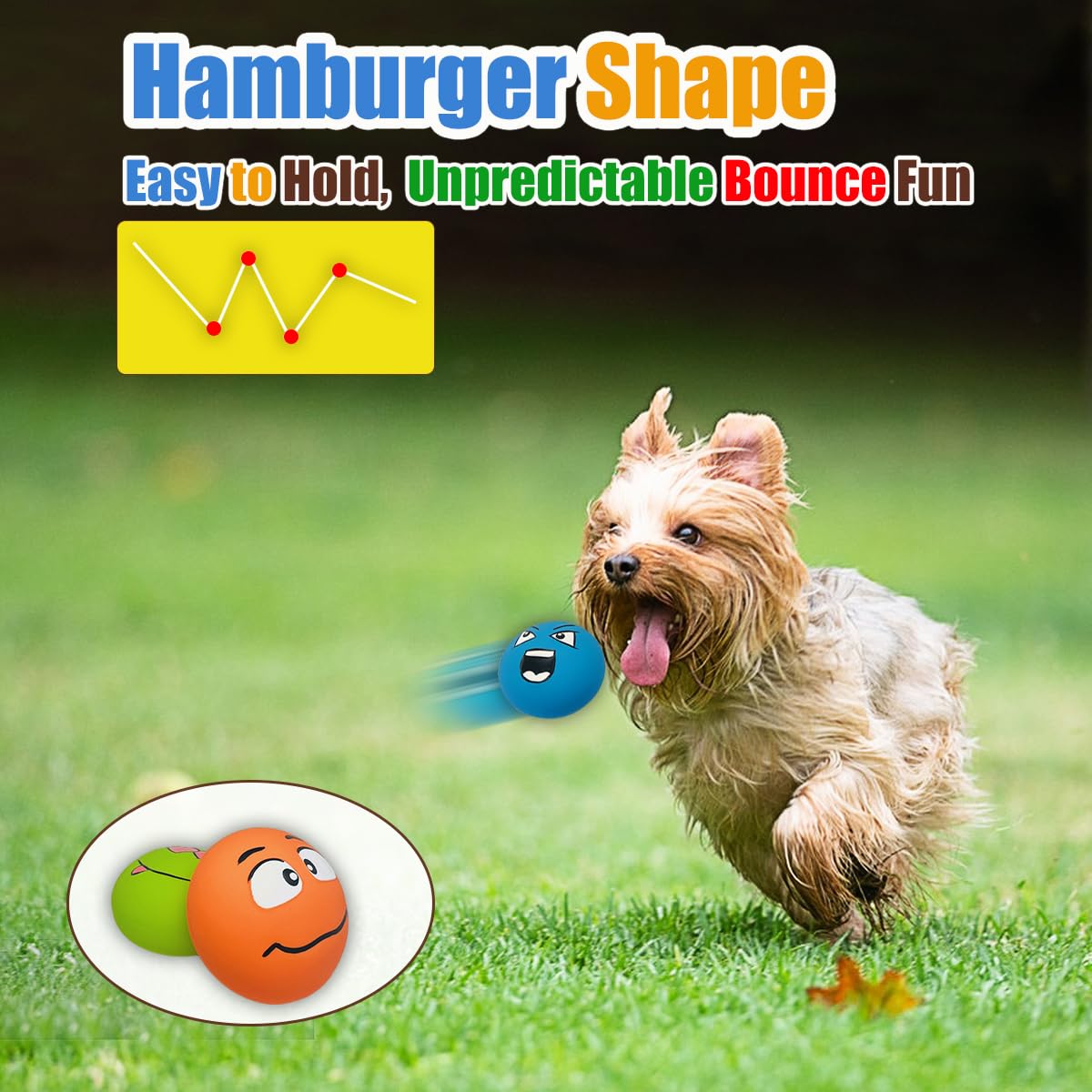 Juguete de dientes para perros pequeños HOLYSTEED con fórmula duradera, probado en múltiples razas